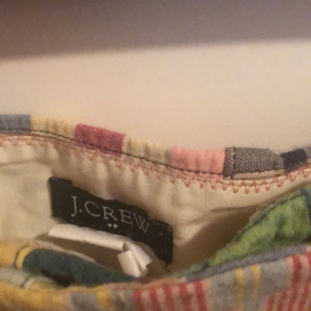 J Crew Patchwork Skirt Size 4 - image 2